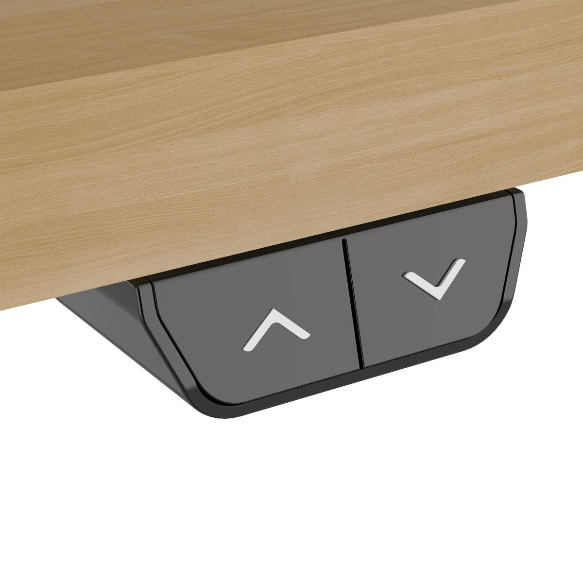 Dellonda Single Motor Ultra-Quiet Adjustable-Height Electric Sit/Stand Desk - Oak Desktop - Image 5