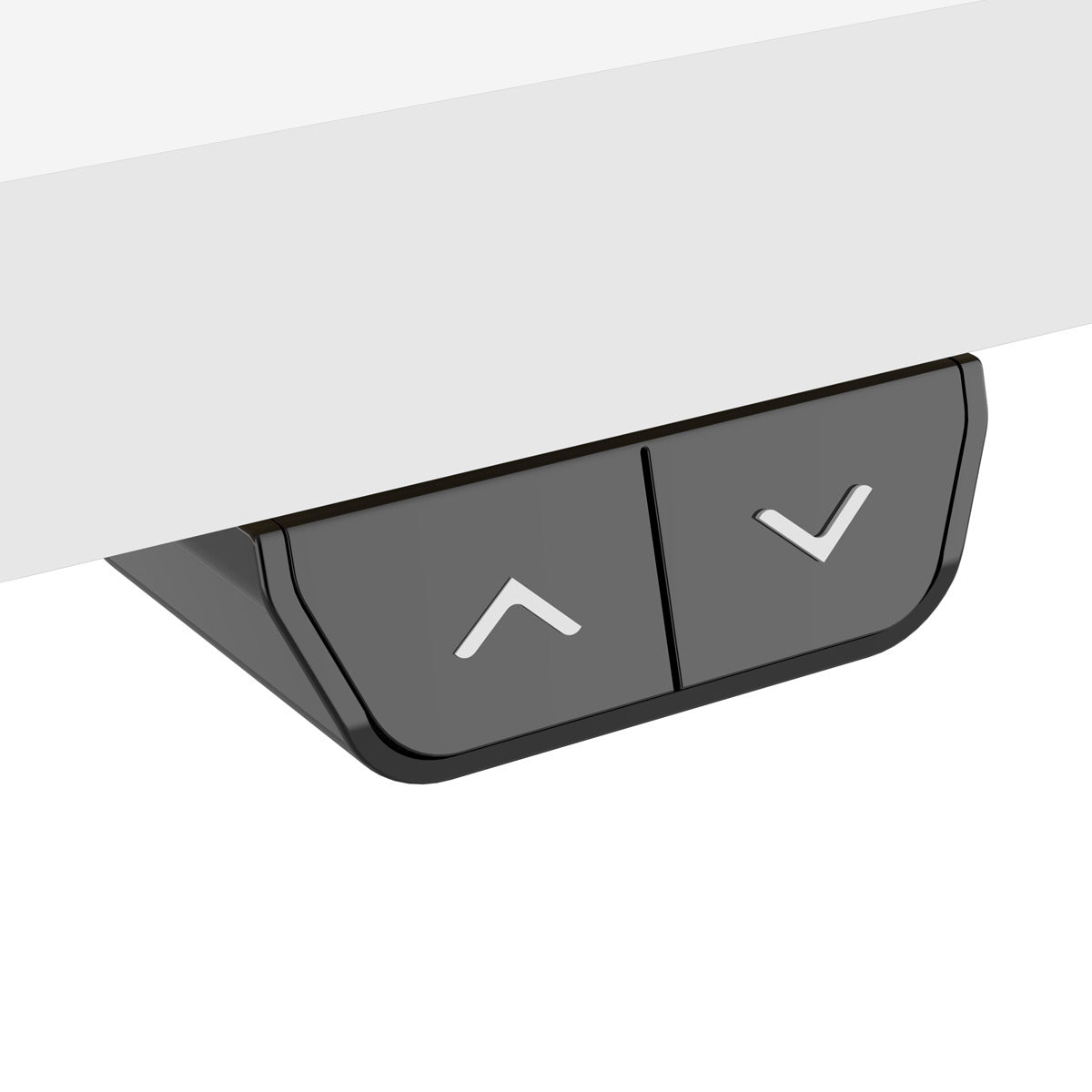 Dellonda Single Motor Ultra-Quiet Adjustable-Height Electric Sit/Stand Desk - White Desktop DH67