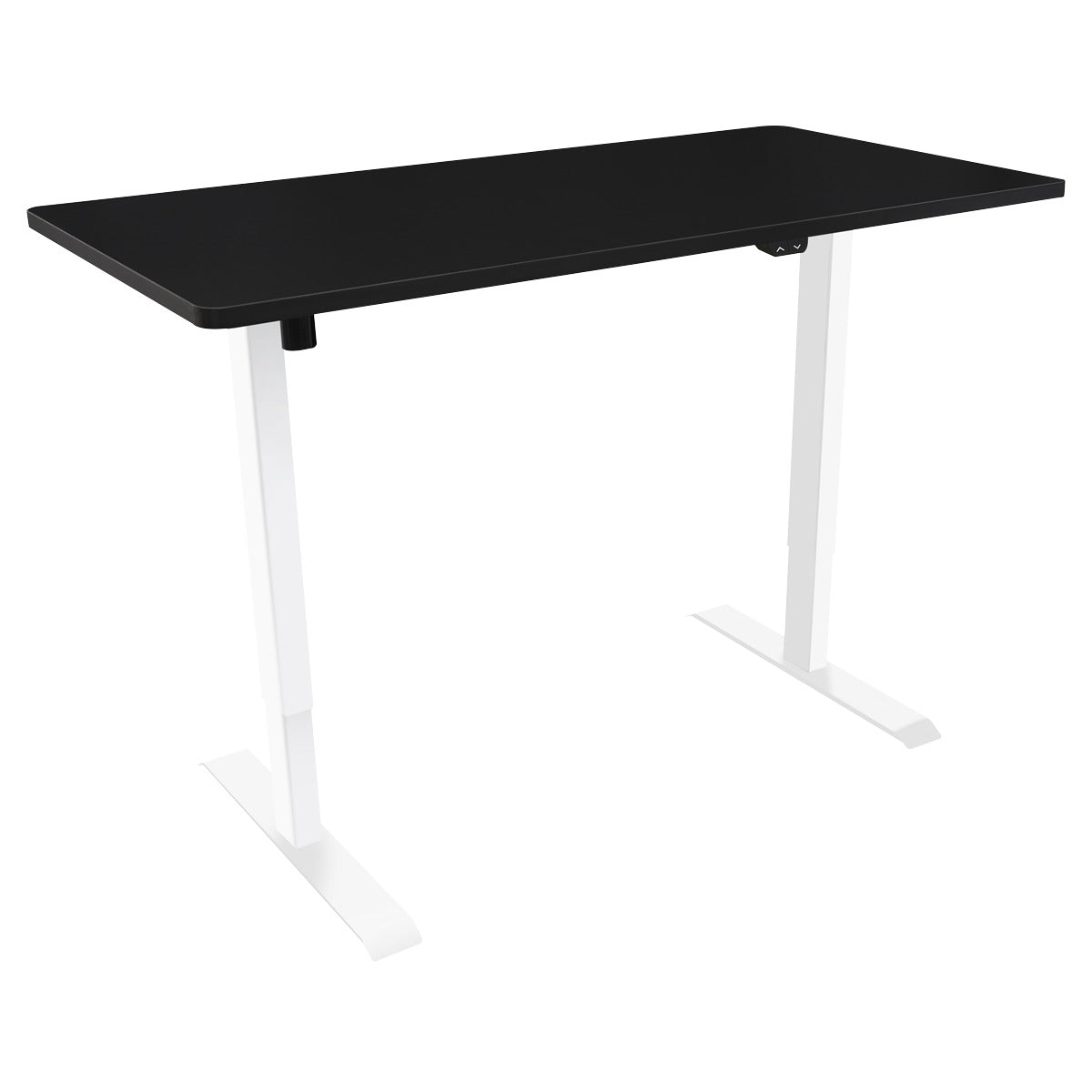 Dellonda Single Motor Ultra-Quiet Adjustable-Height Electric Sit/Stand Desk - Black Desktop DH69