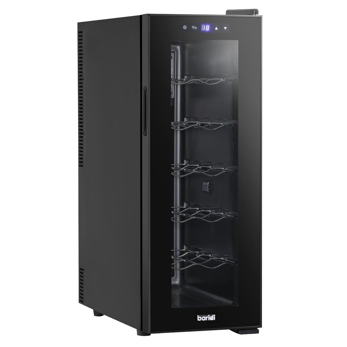 Baridi 12 Bottle Wine Fridge & Cooler - Black - Image 5
