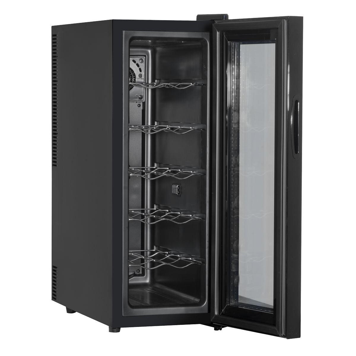Baridi 12 Bottle Wine Fridge & Cooler - Black - Image 6