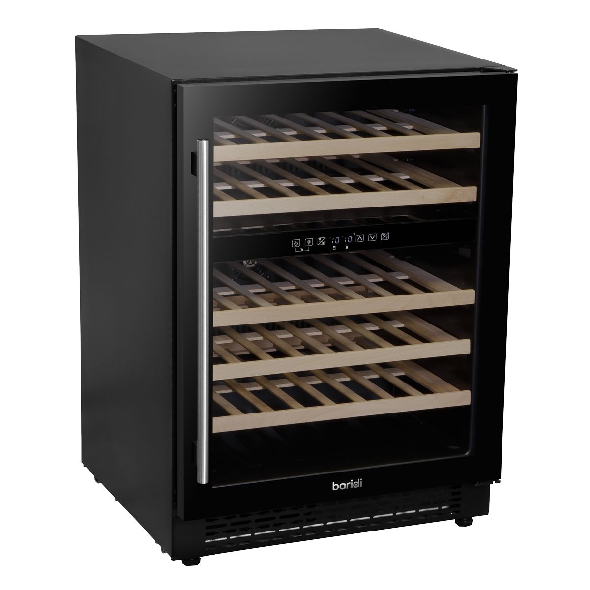Baridi 46 Bottle Under-Counter/Freestanding Dual Zone Fridge & Cooler 60cm - Image 1