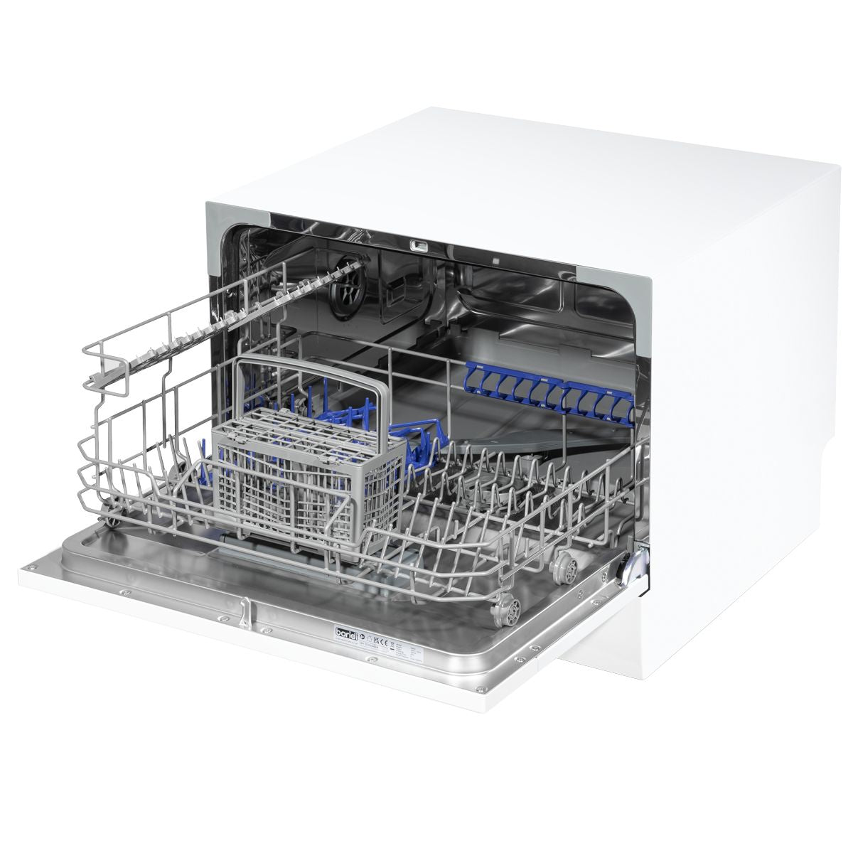 Baridi Tabletop Dishwasher 6 Place Settings 6.5L Capacity - White - Image 3