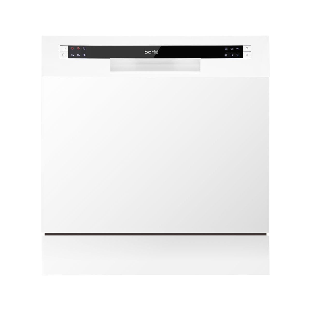 Baridi Tabletop Dishwasher 8 Place Settings 8L Capacity - White - Image 5