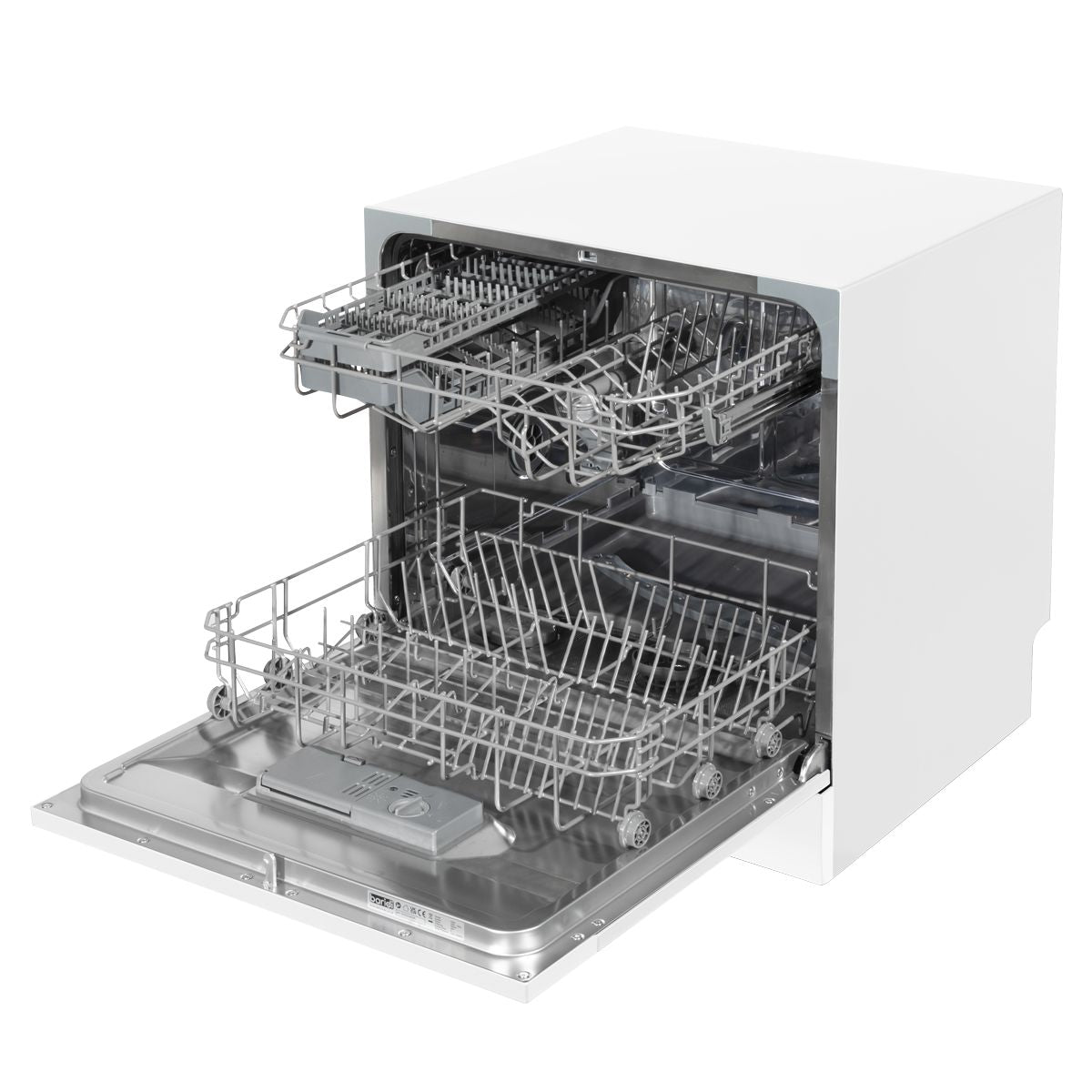 Baridi Tabletop Dishwasher 8 Place Settings 8L Capacity - White - Image 8