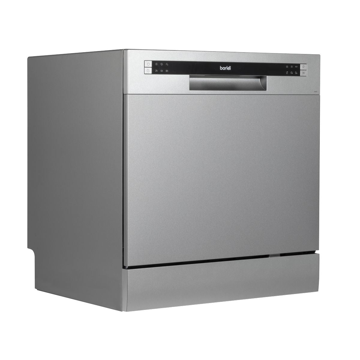Baridi Tabletop Dishwasher 8 Place Settings 8L Capacity - Silver - Image 1