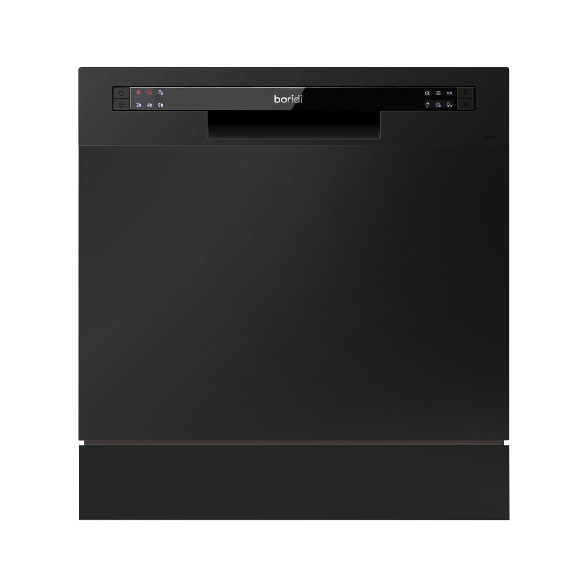 Baridi Tabletop Dishwasher 8 Place Settings 8L Capacity - Black - Image 5