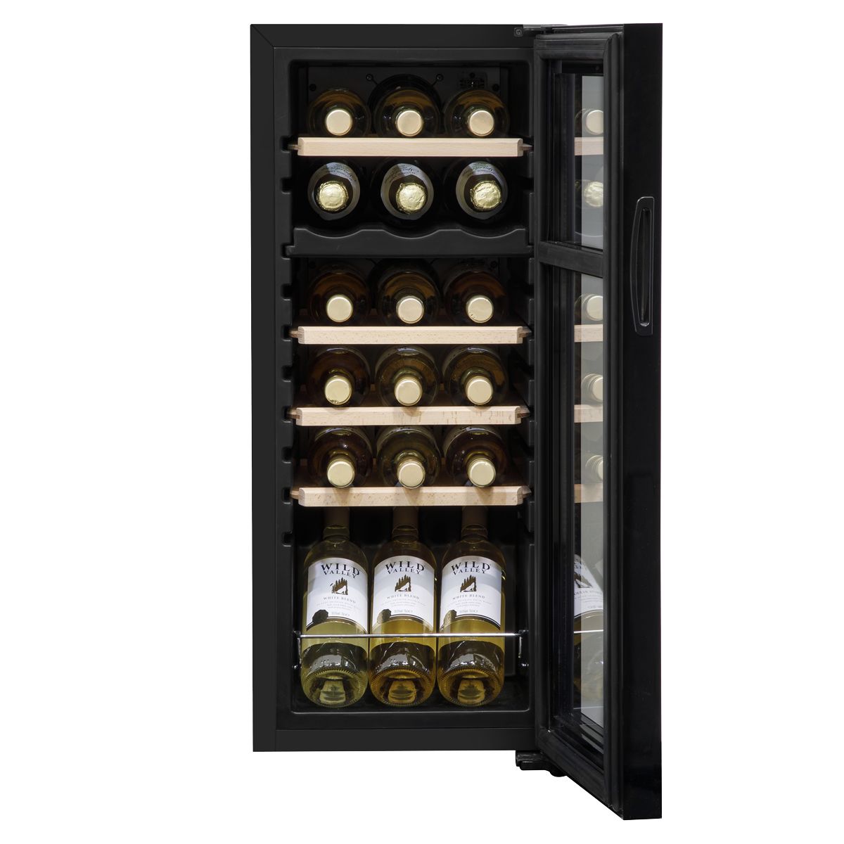 Baridi 18 Bottle Dual Zone Wine Fridge & Cooler - Image 2