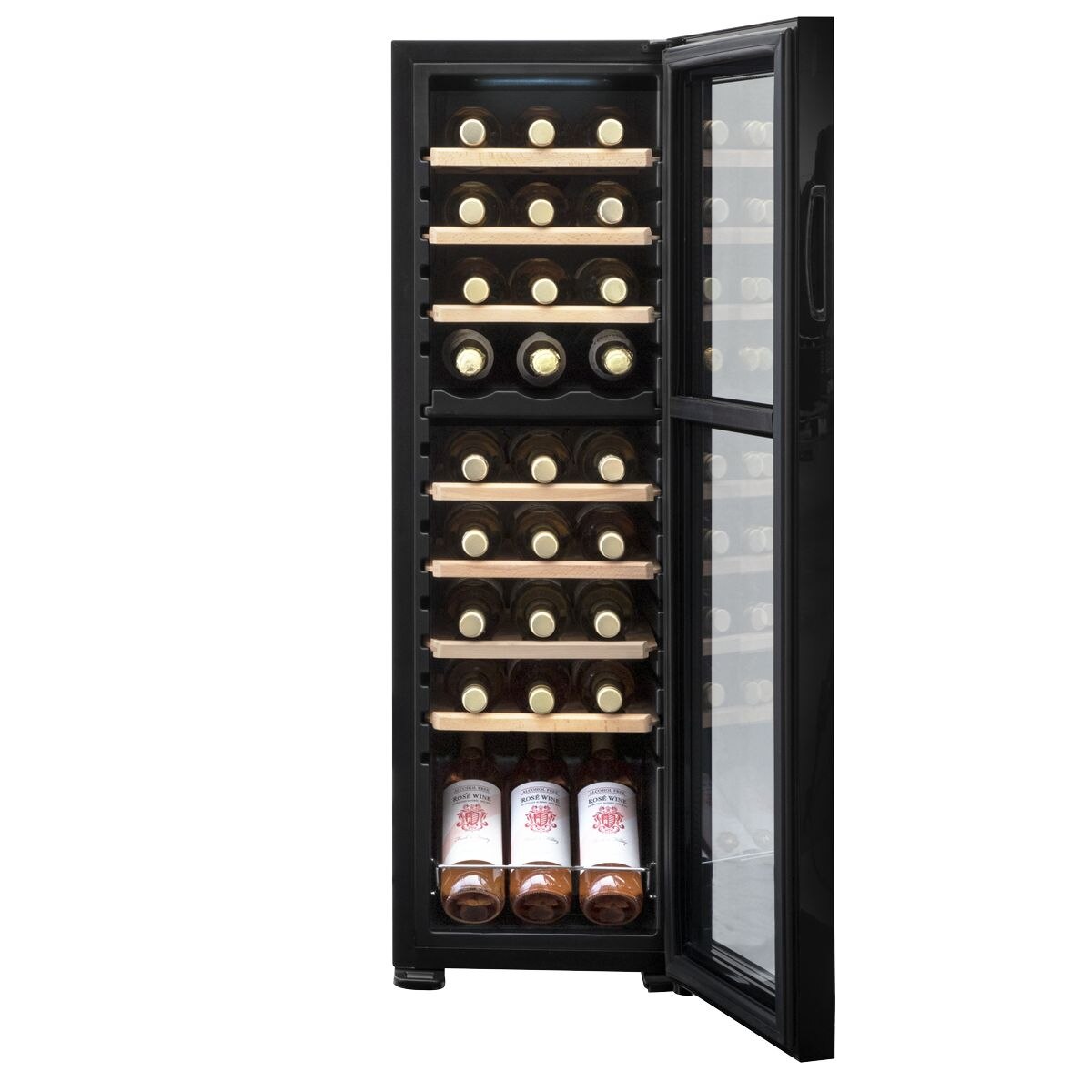 Baridi 27 Bottle Dual Zone Wine Fridge & Cooler - Image 8