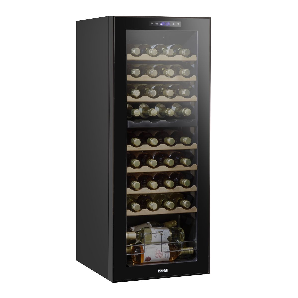 Baridi 36 Bottle Dual Zone Wine Fridge & Cooler - Image 1