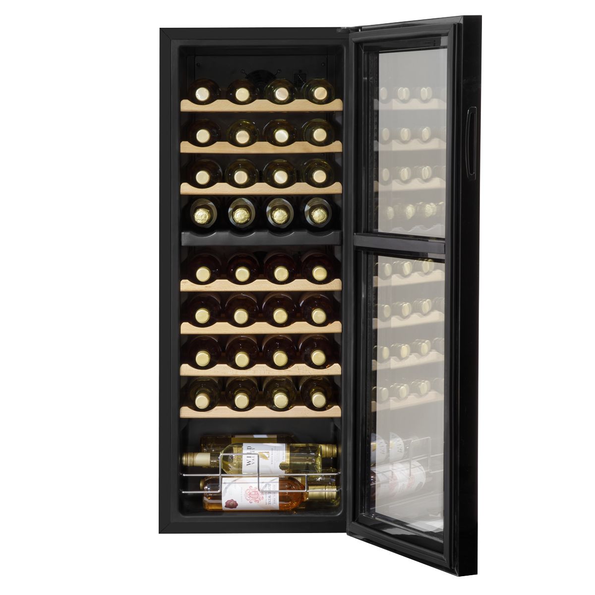 Baridi 36 Bottle Dual Zone Wine Fridge & Cooler - Image 2