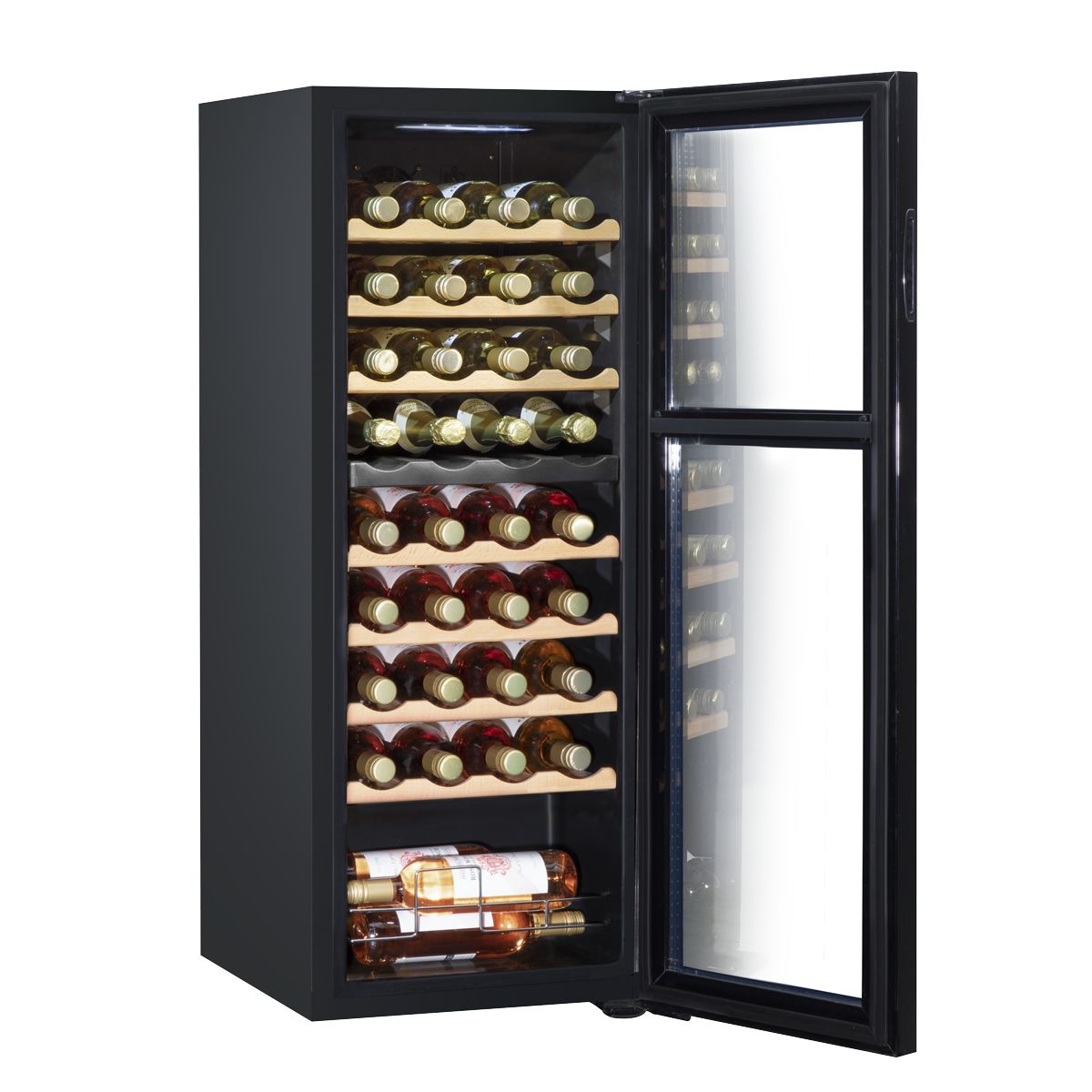 Baridi 36 Bottle Dual Zone Wine Fridge & Cooler - Image 3