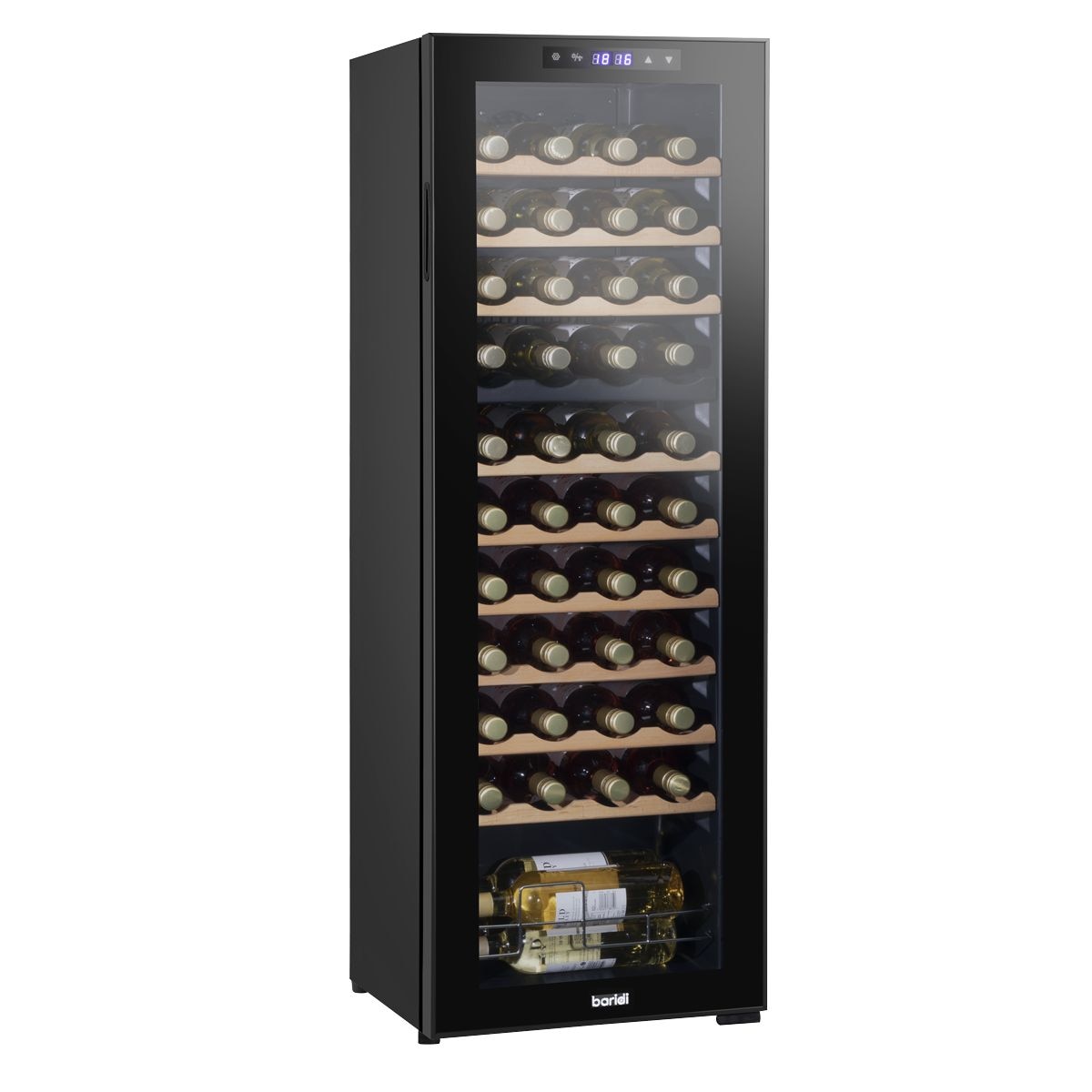 Baridi 44 Bottle Dual Zone Wine Fridge & Cooler - Image 1