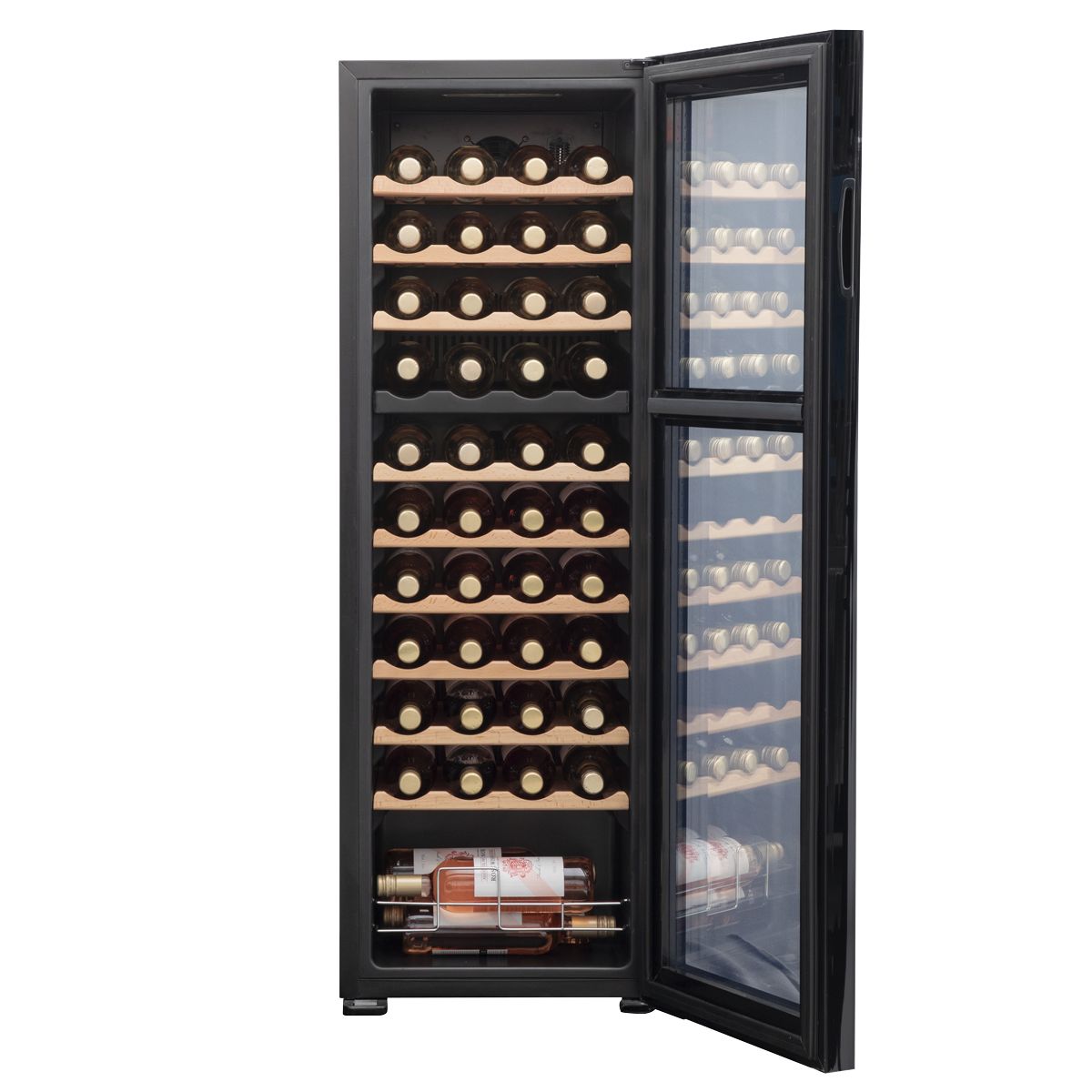 Baridi 44 Bottle Dual Zone Wine Fridge & Cooler - Image 2