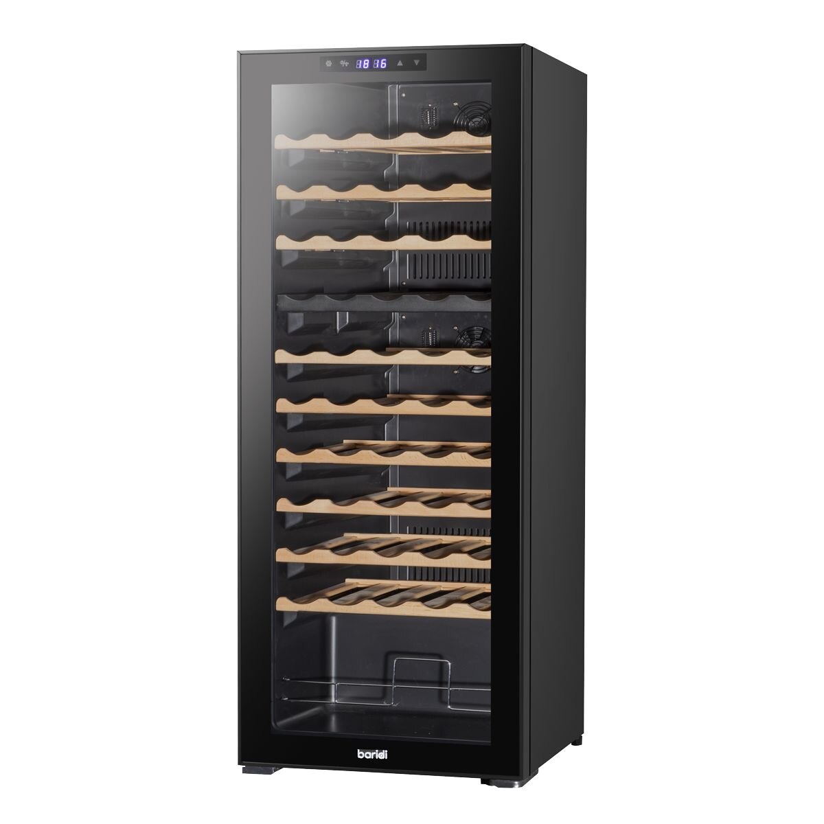 Baridi 55 Bottle Dual Zone Wine Fridge & Cooler - Image 2