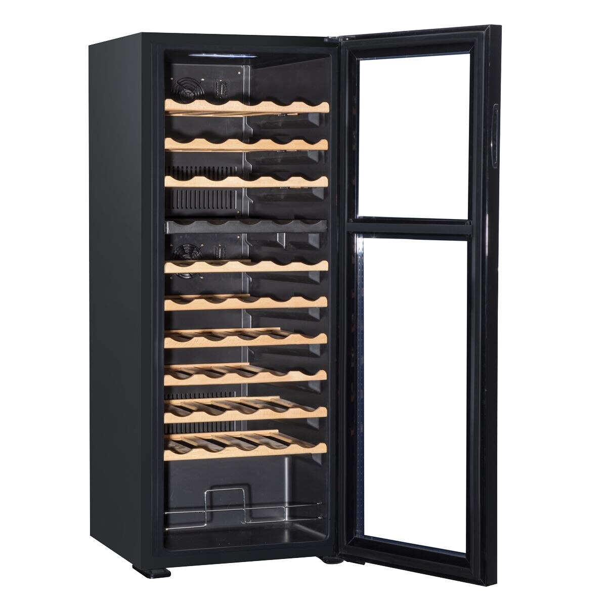 Baridi 55 Bottle Dual Zone Wine Fridge & Cooler - Image 3
