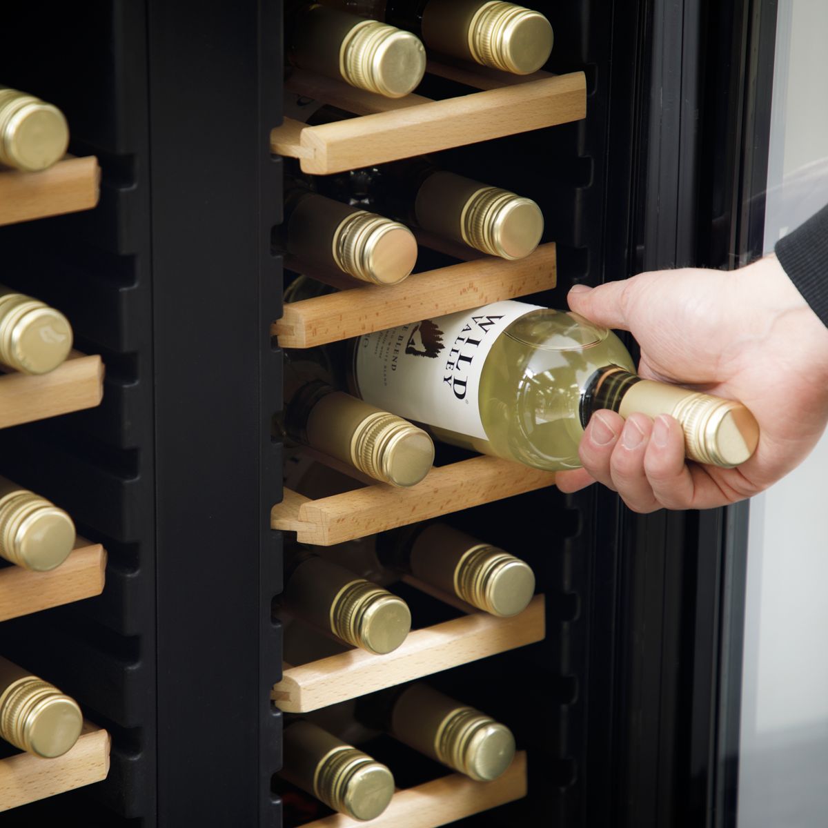 Baridi 24 Bottle Dual Zone Wine Fridge & Cooler - Image 5