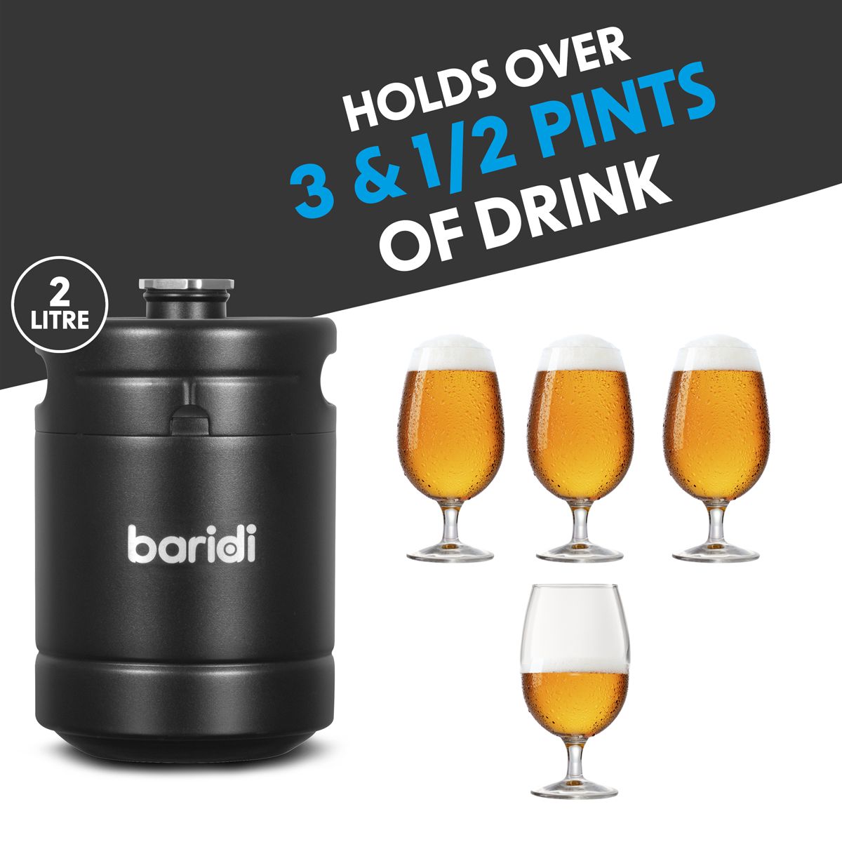 Baridi Keg 2L Capacity - Image 7