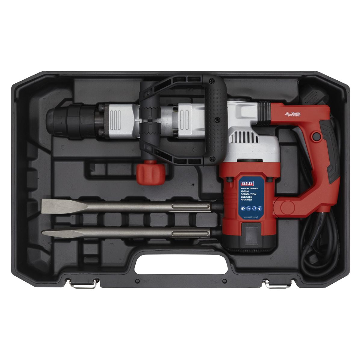 Sealey SDS MAX Demolition Breaker Hammer 1300W/230V - Image 6
