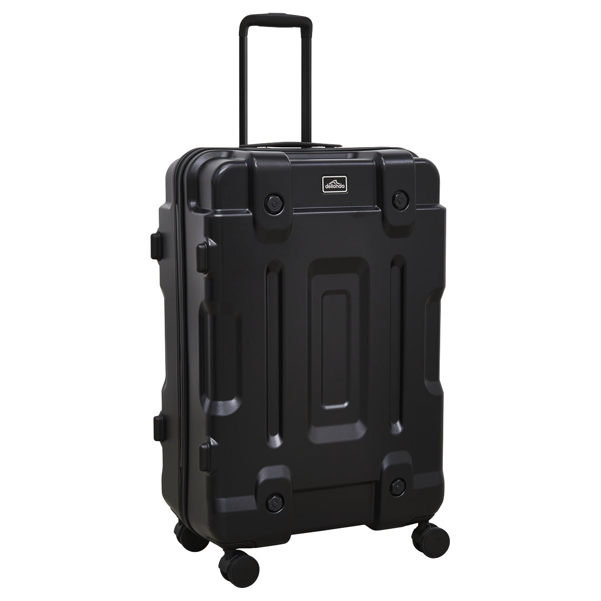 Dellonda Lightweight ABS Luggage Set 3pc - Black DL10
