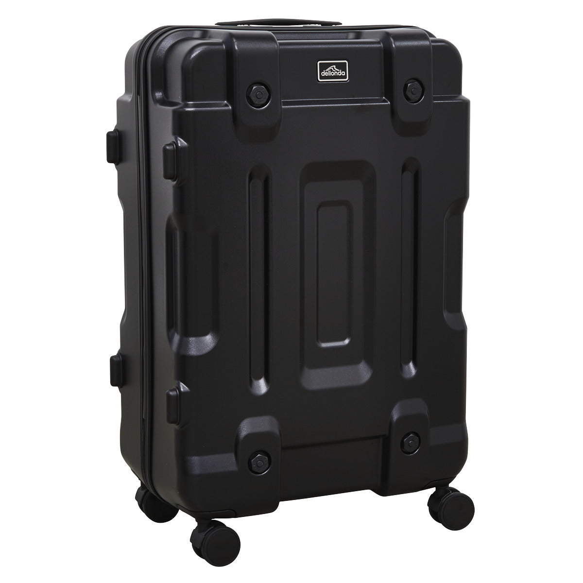Dellonda Lightweight ABS Luggage Set 3pc - Black DL10