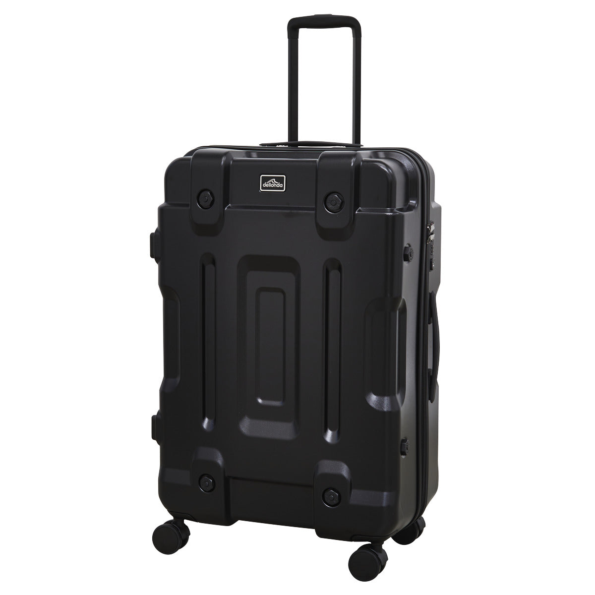 Dellonda Lightweight ABS Luggage Set 3pc - Black DL10