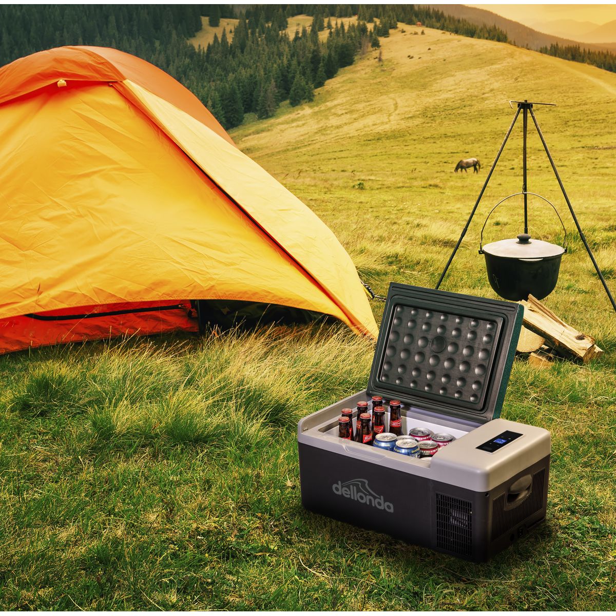 Dellonda Portable Fridge Freezer/Cool Box with LED Display 15L - Image 6