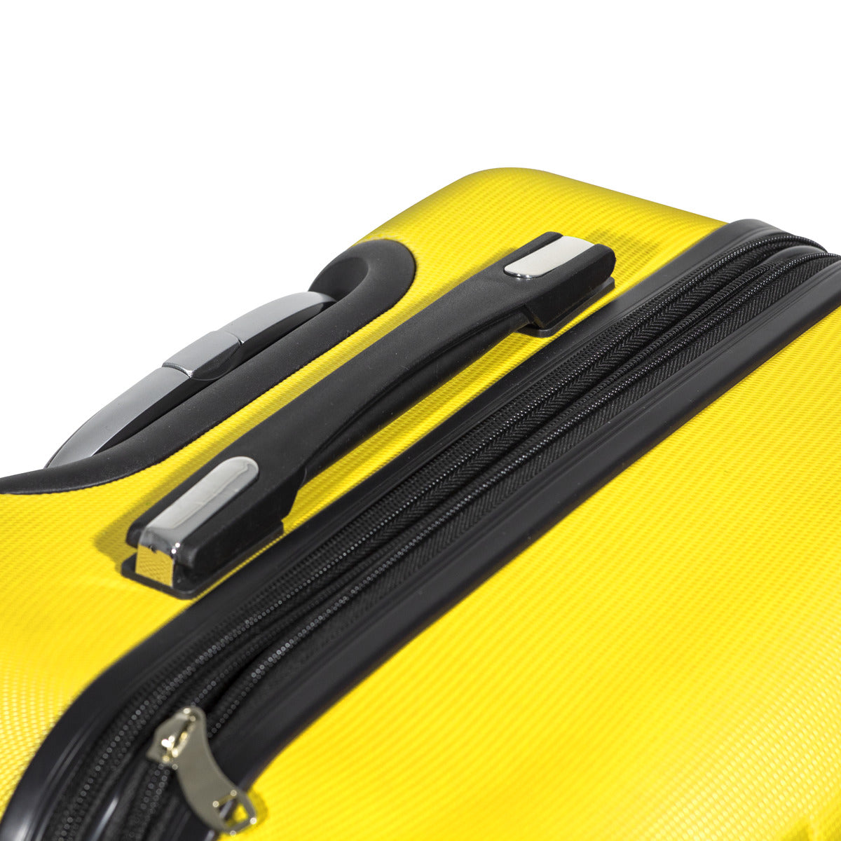 Dellonda Lightweight ABS Luggage Set with TSA Lock - Yellow DL124