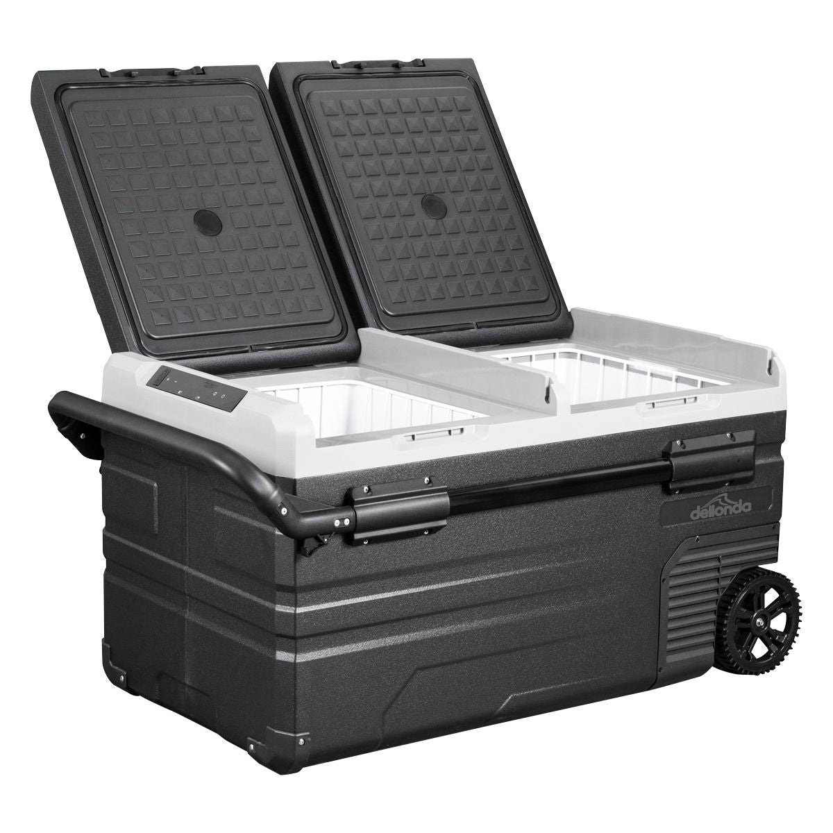 Dellonda Portable Fridge Freezer/Cool Box with LED Display 75L - Image 1