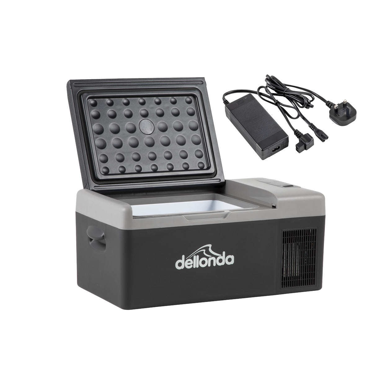 Dellonda Portable Fridge Freezer/Cool Box with LED Display & AC/DC 230V Adaptor 15L DL130