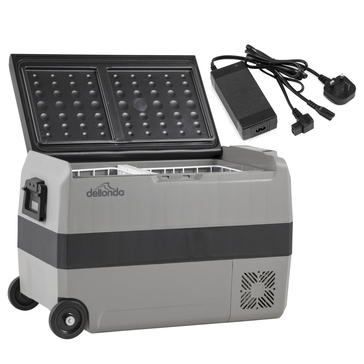 Dellonda Portable Fridge Freezer/Cool Box with LED Display & AC/DC 230V Adaptor 50L DL132