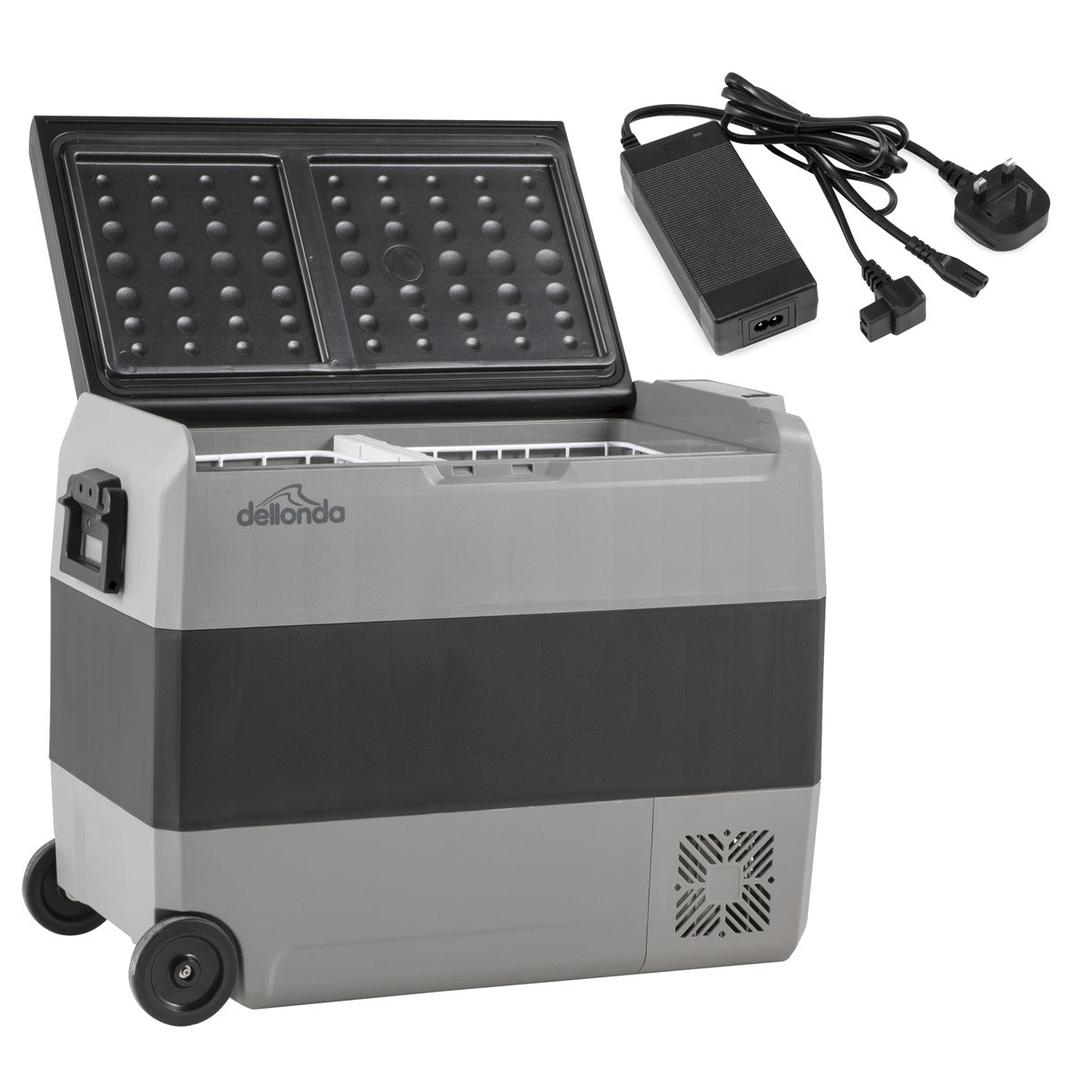Dellonda Portable Fridge Freezer/Cool Box with LED Display & AC/DC 230V Adaptor 60L DL133