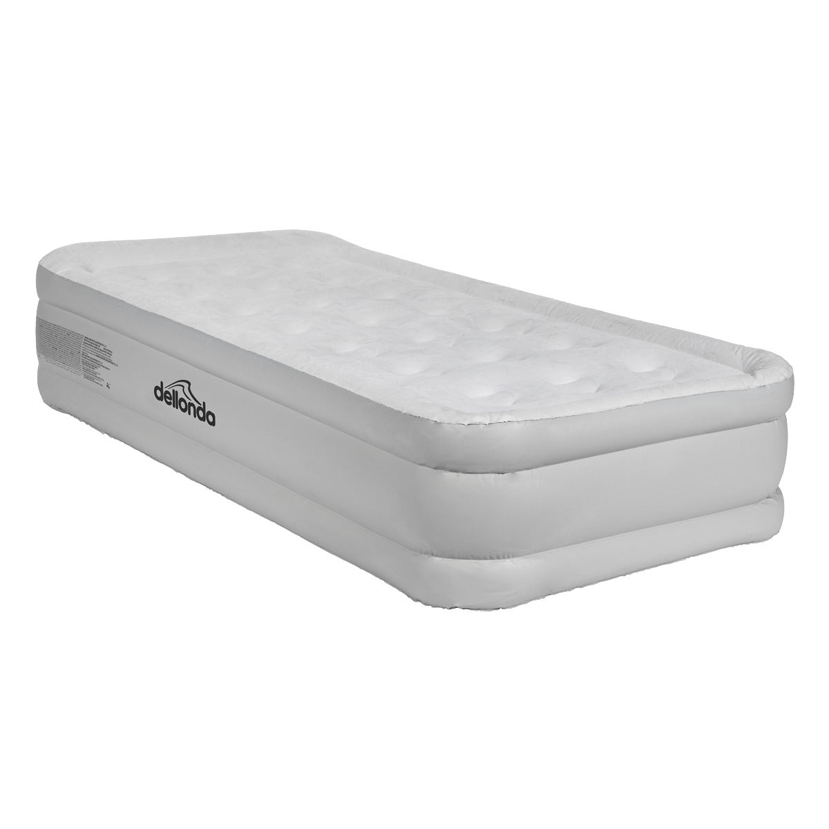 Dellonda Raised Air Bed with Removable Electric Pump & Storage Bag - Single DL144