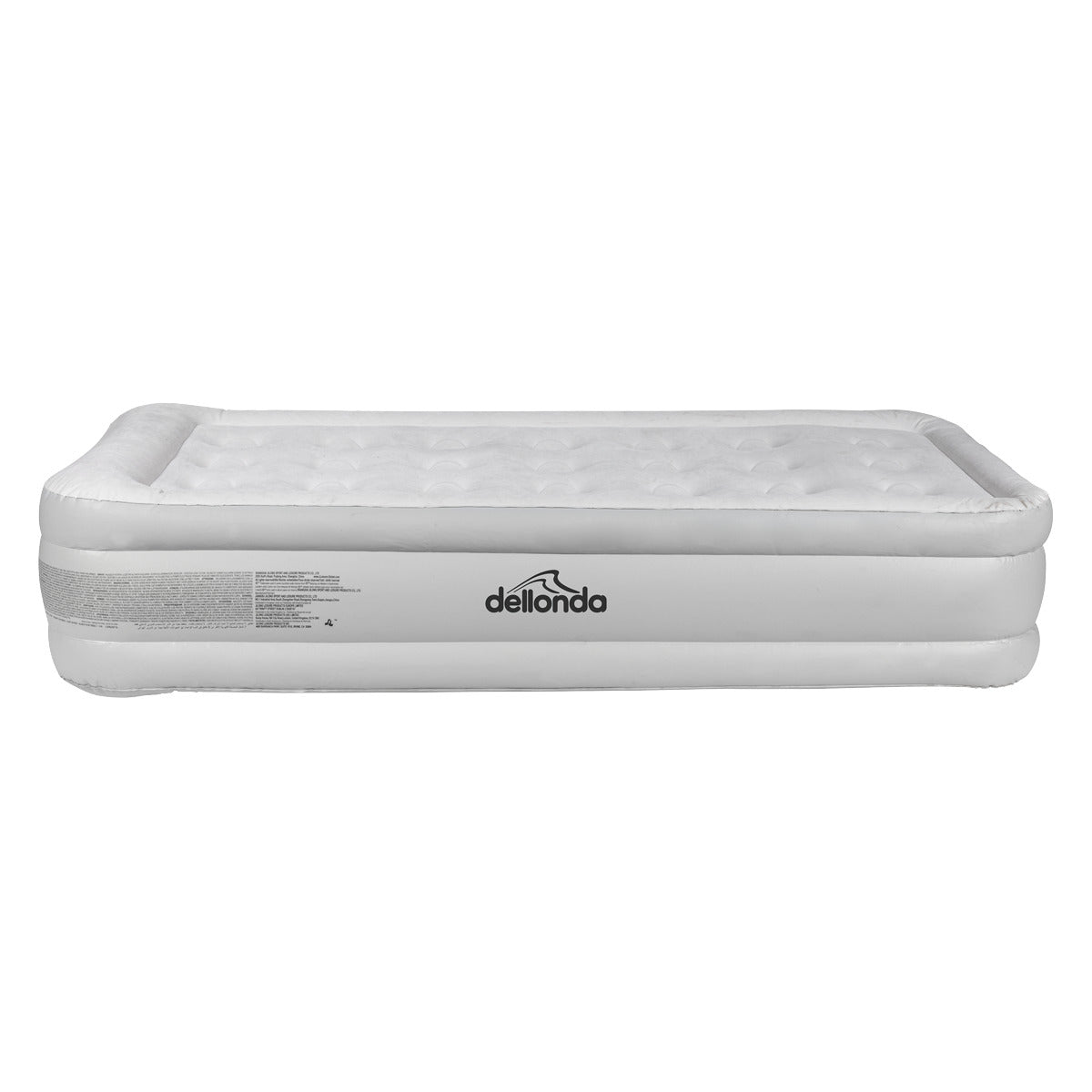 Dellonda Raised Air Bed with Removable Electric Pump & Storage Bag - Single DL144