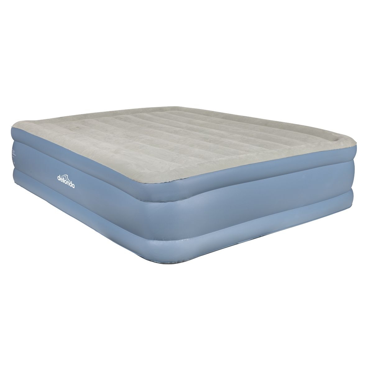 Dellonda Raised Air Bed with Built-in Electric Pump & Storage Bag - Queen - Image 1