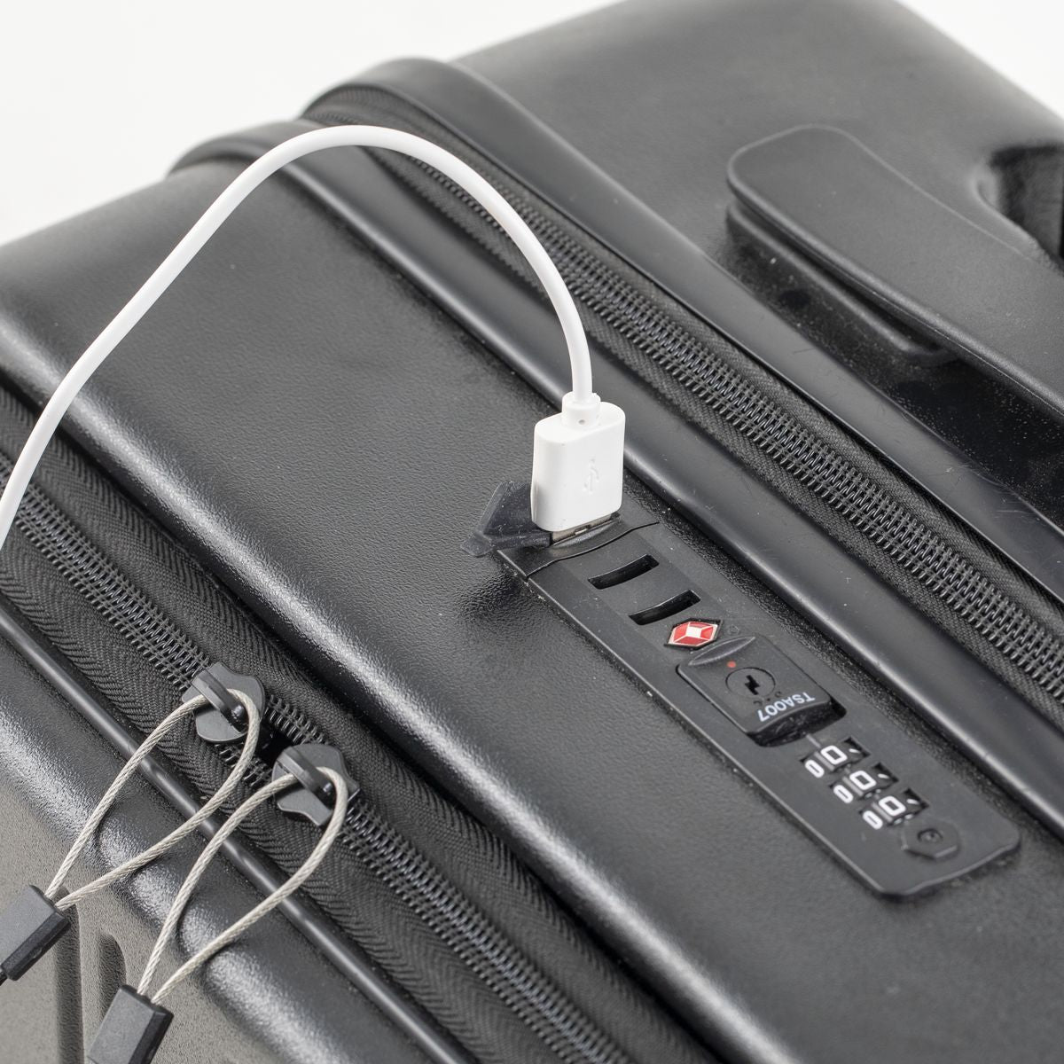 Dellonda Cabin Size Luggage with Laptop Compartments & Dual TSA Lock 18" - Image 8