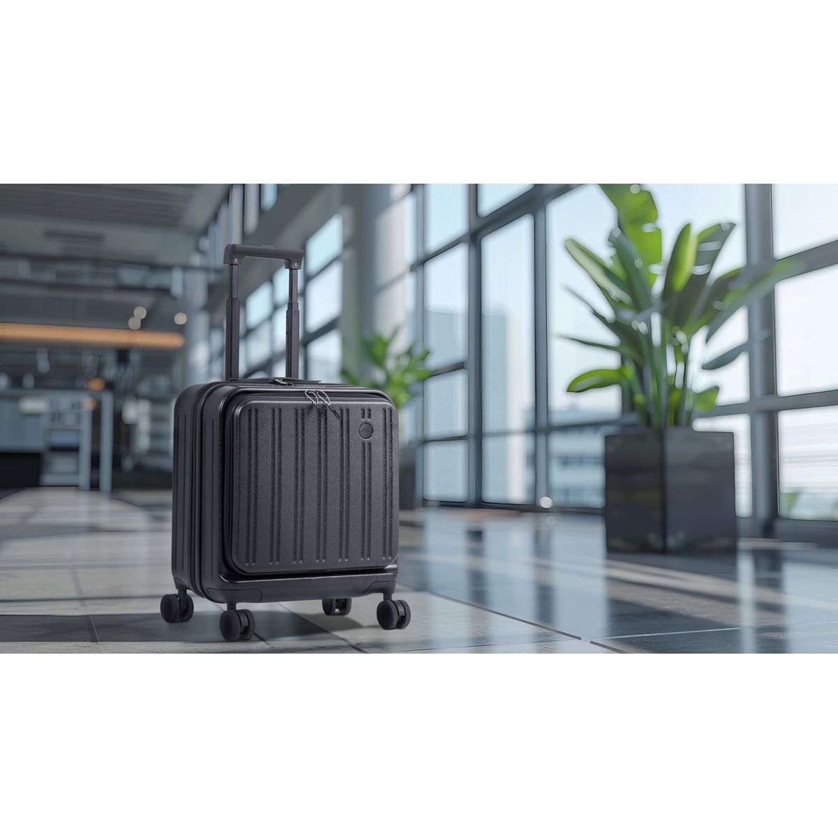 Dellonda Cabin Size Luggage with Laptop Compartments & Dual TSA Lock 18" - Image 10