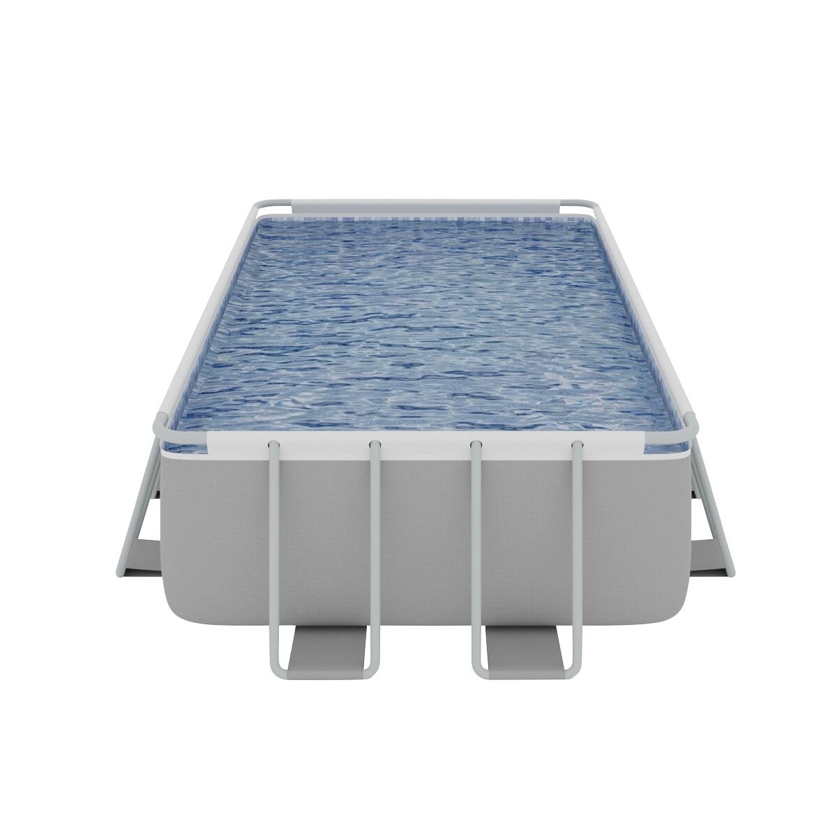 Dellonda Deluxe Steel Frame Swimming Pool with Filter Pump 18ft - Image 9