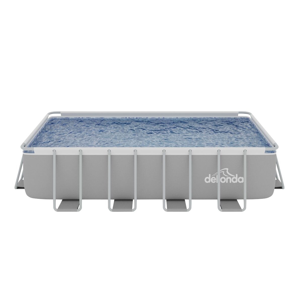 Dellonda Deluxe Steel Frame Swimming Pool with Filter Pump 18ft - Image 10