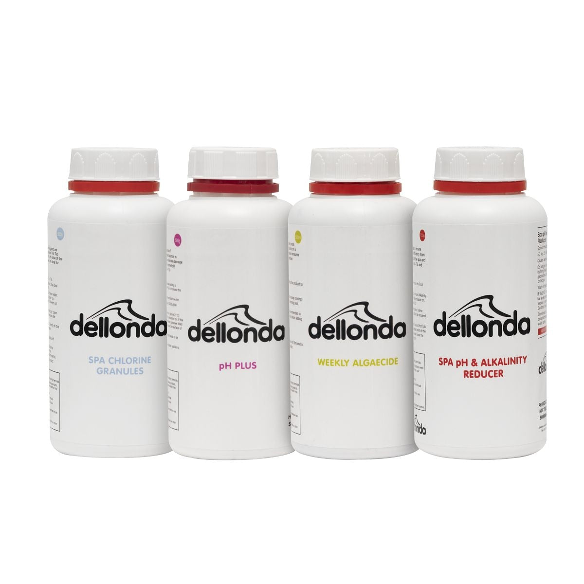 Dellonda Swimming Pool Starter Kit - Chlorine, pH Increaser, pH Reducer & Algaecide - Image 1