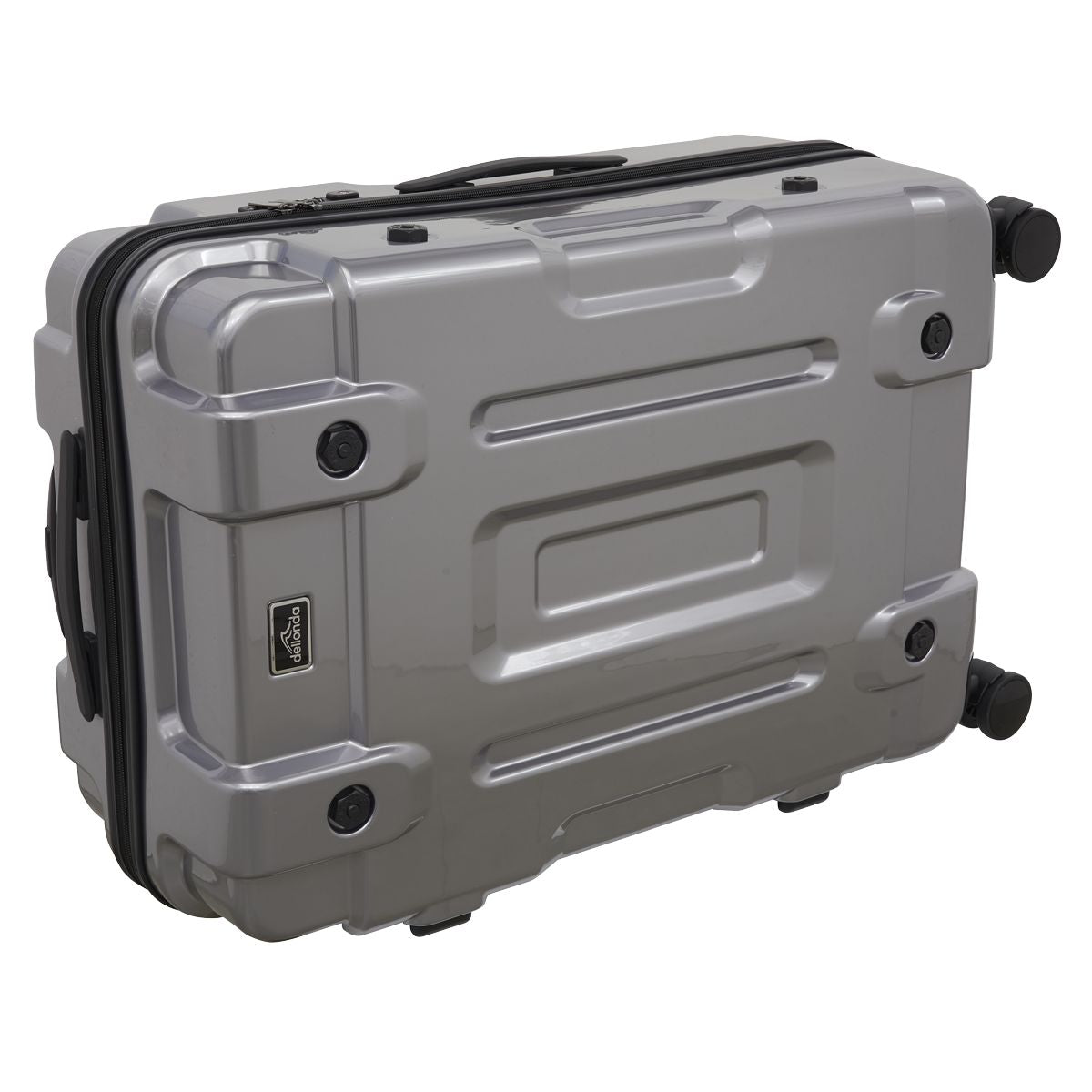 Dellonda Lightweight ABS Luggage Set 3pc - Silver - Image 6