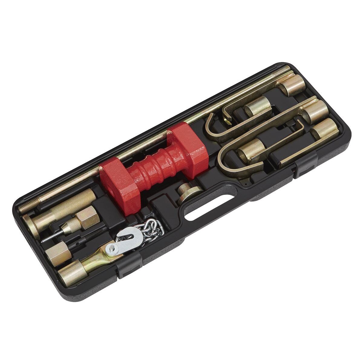 Sealey 4.4kg Heavy-Duty Slide Hammer Set 10pc - Image 4