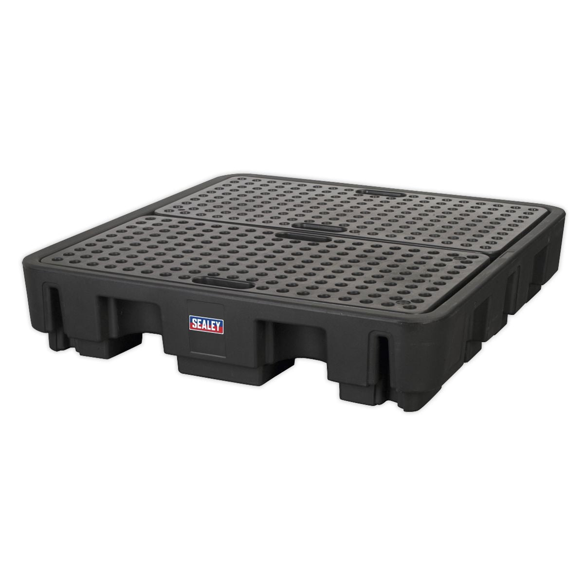 Sealey 4 Drum Polyethylene Barrel Bund 1380 x 1290 x 280mm - Image 1