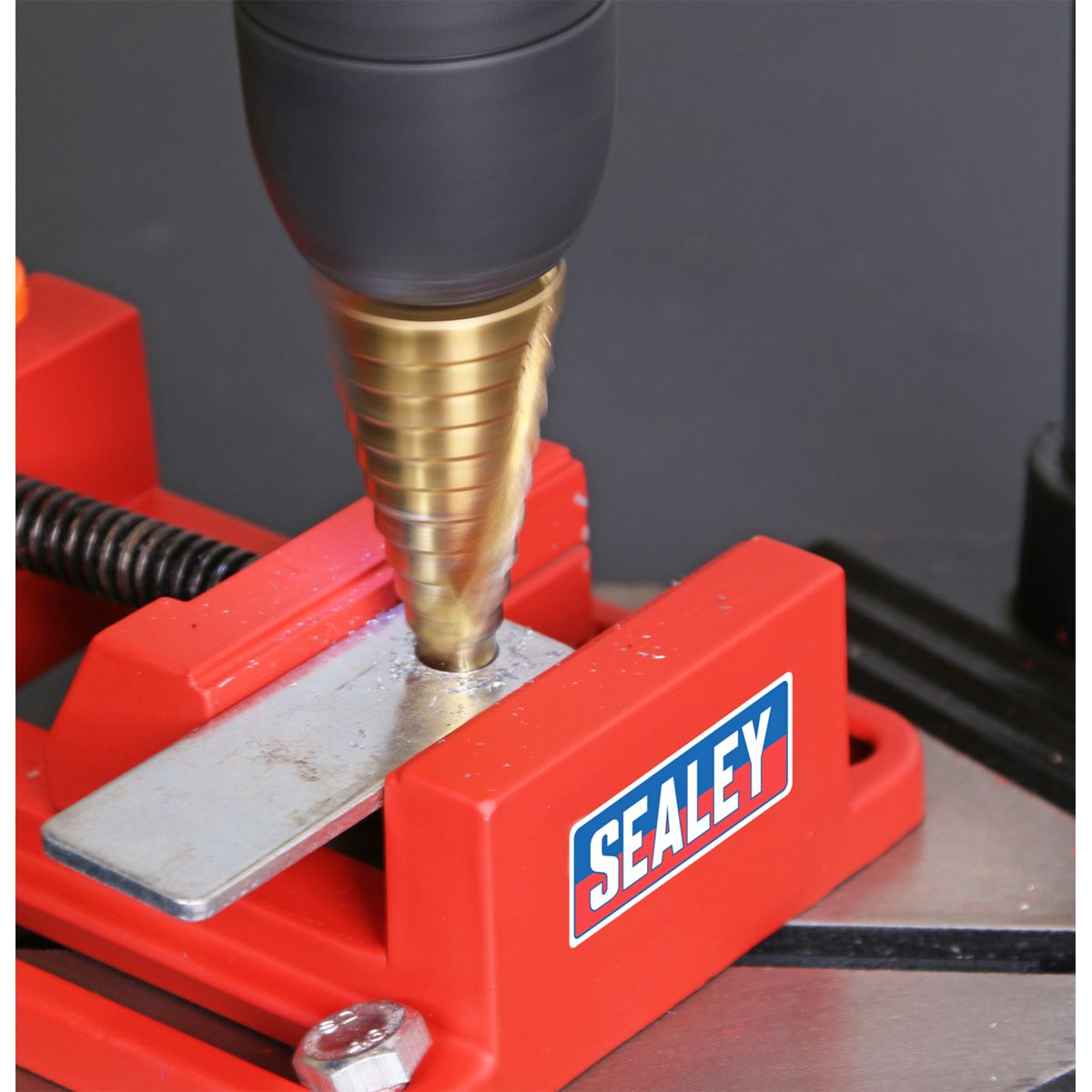 Sealey Drill Stand with Cast Iron Base 500mm & 65mm Vice - Image 9