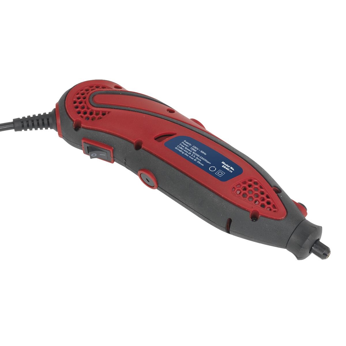 Sealey Multipurpose Rotary Tool & Engraver Kit 230V 40pc - Image 5