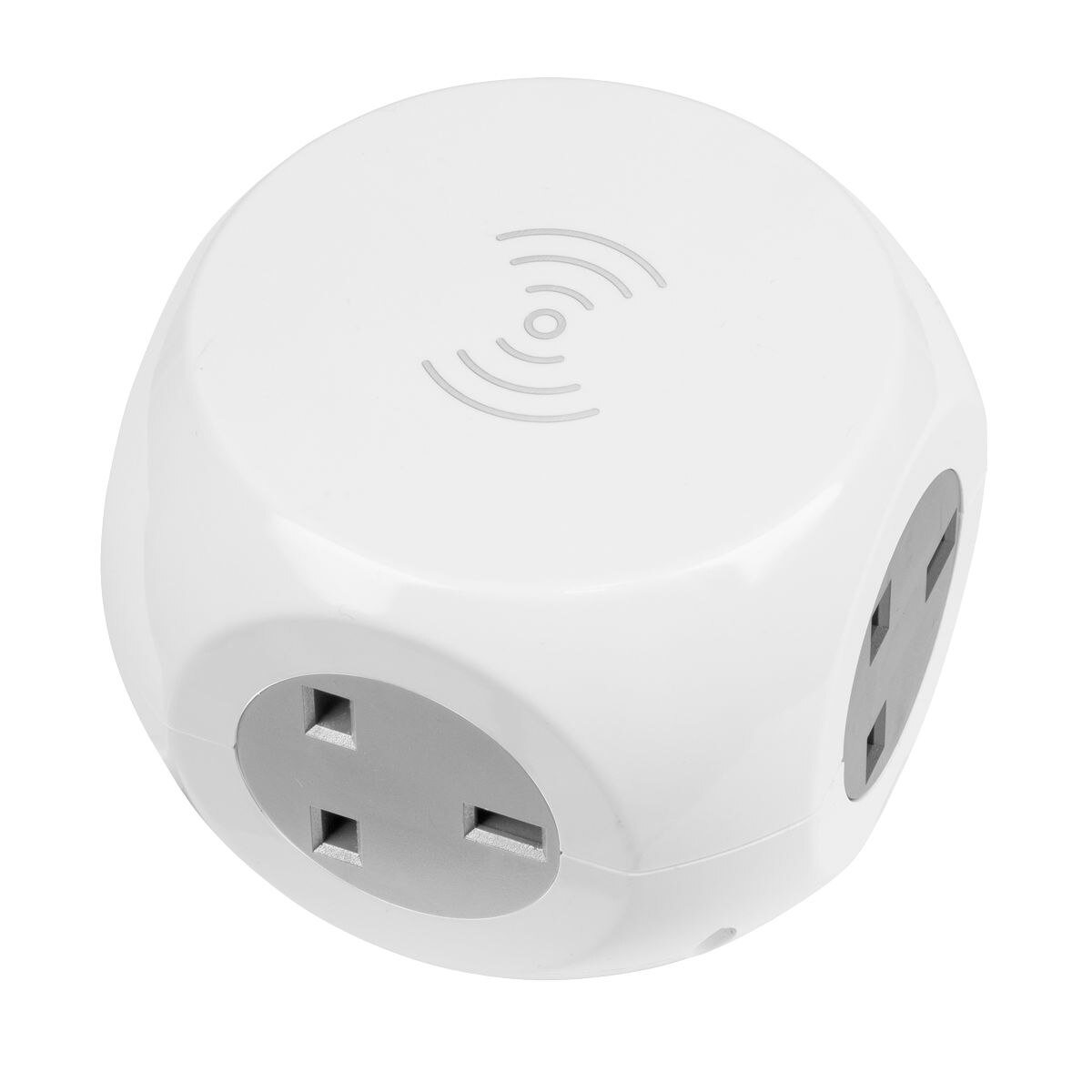 Sealey 1.4m Extension Cable Cube & Wireless Charging Pad 3 x 230V & 3 x USB Sockets - Image 3