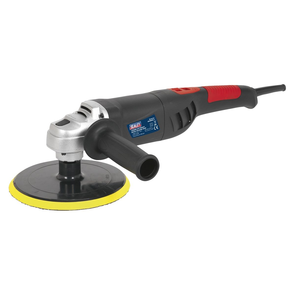 Sealey 180mm Lightweight Digital Polisher 180mm 1100W/230V - Image 1