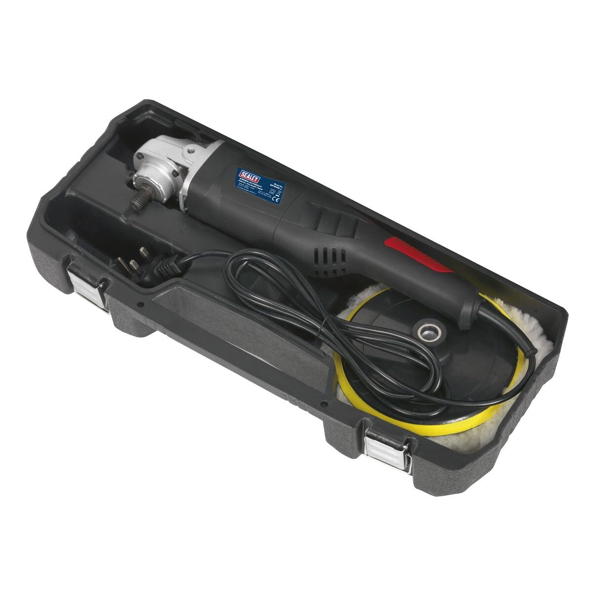 Sealey 180mm Lightweight Digital Polisher 180mm 1100W/230V - Image 4