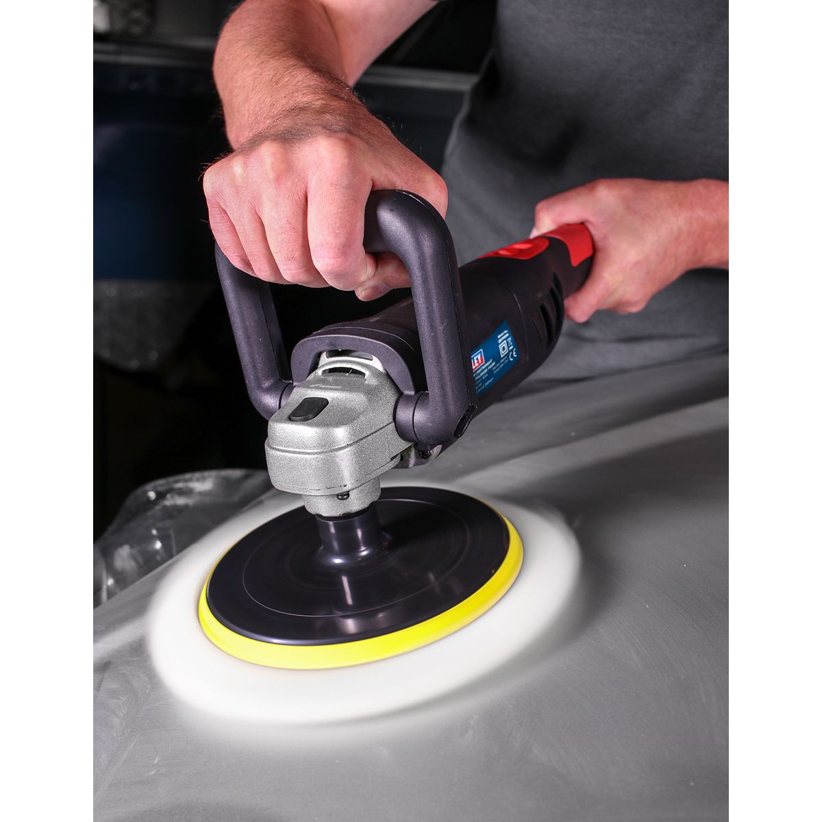 Sealey 180mm Lightweight Digital Polisher 180mm 1100W/230V - Image 5