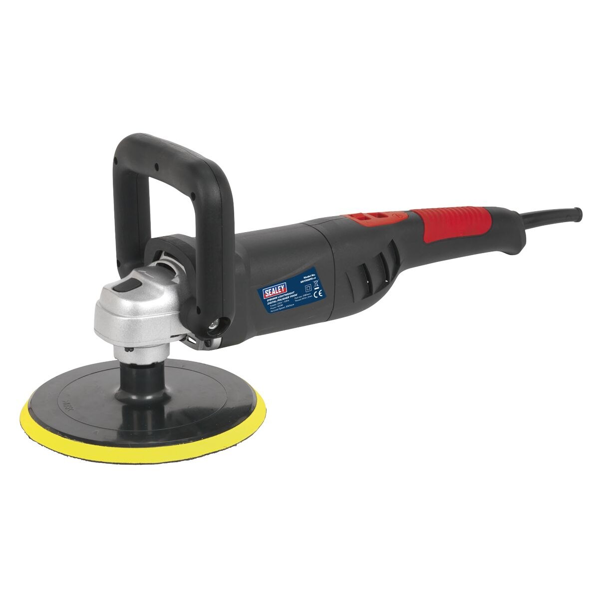 Sealey 180mm Lightweight Digital Polisher 180mm 1100W/230V - Image 9